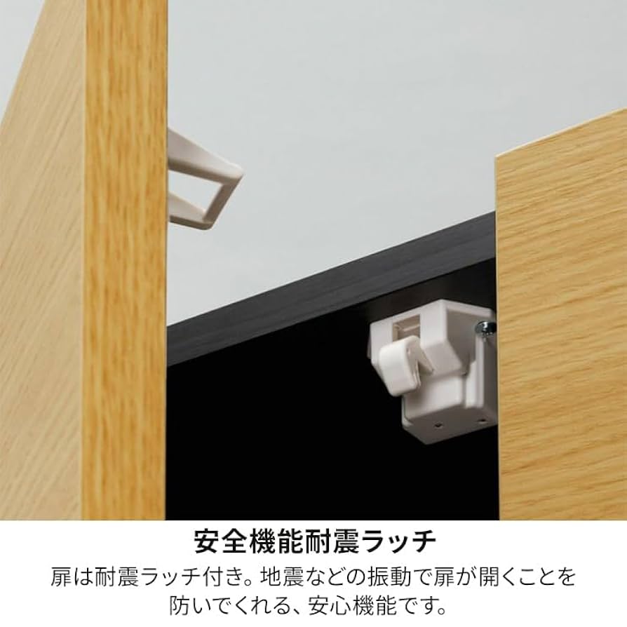 Amazon.co.jp: 白井産業 [日本製] 壁面収納 扉付き壁面